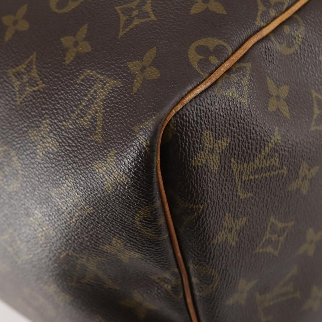 Louis Vuitton Keepall Bag Monogram Canvas Brown Canvas Travel Bag