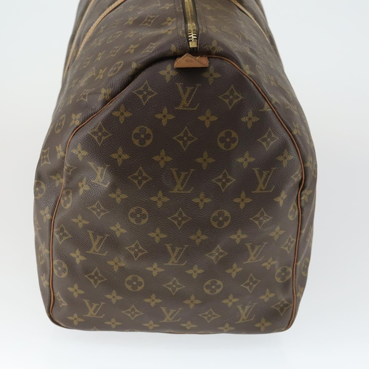 Louis Vuitton Keepall Bag Monogram Canvas Brown Canvas Travel Bag