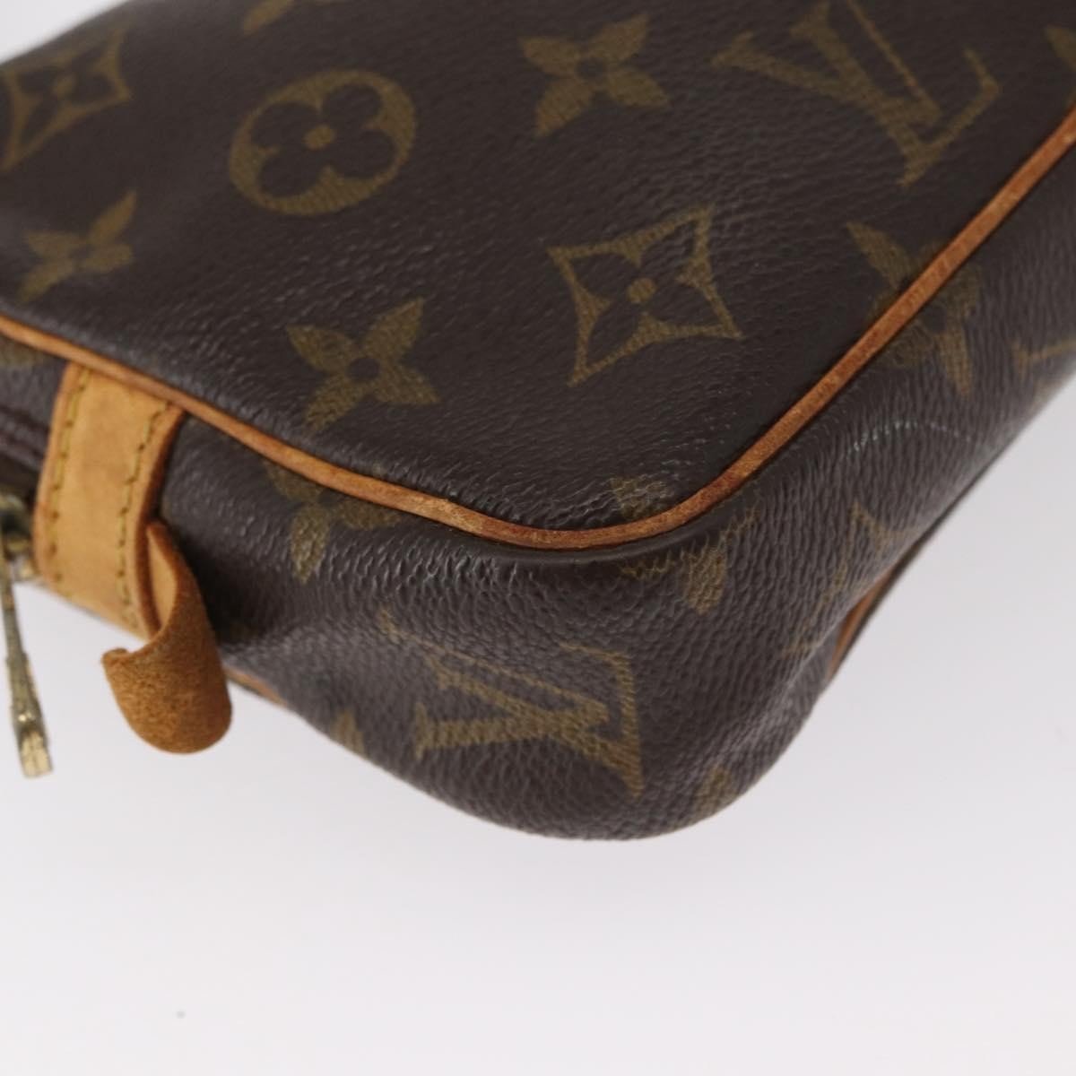 Louis Vuitton Pochette Marly Bandouliere Bag Monogram Canvas Brown Canvas Clutche & Pouche Bag