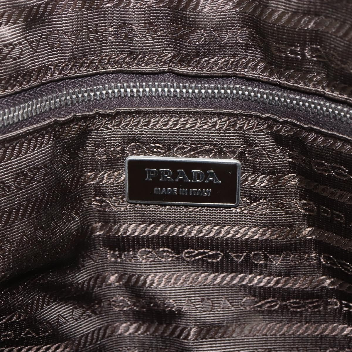 Prada Vintage Handbag Canvas Beige Canvas Handbag