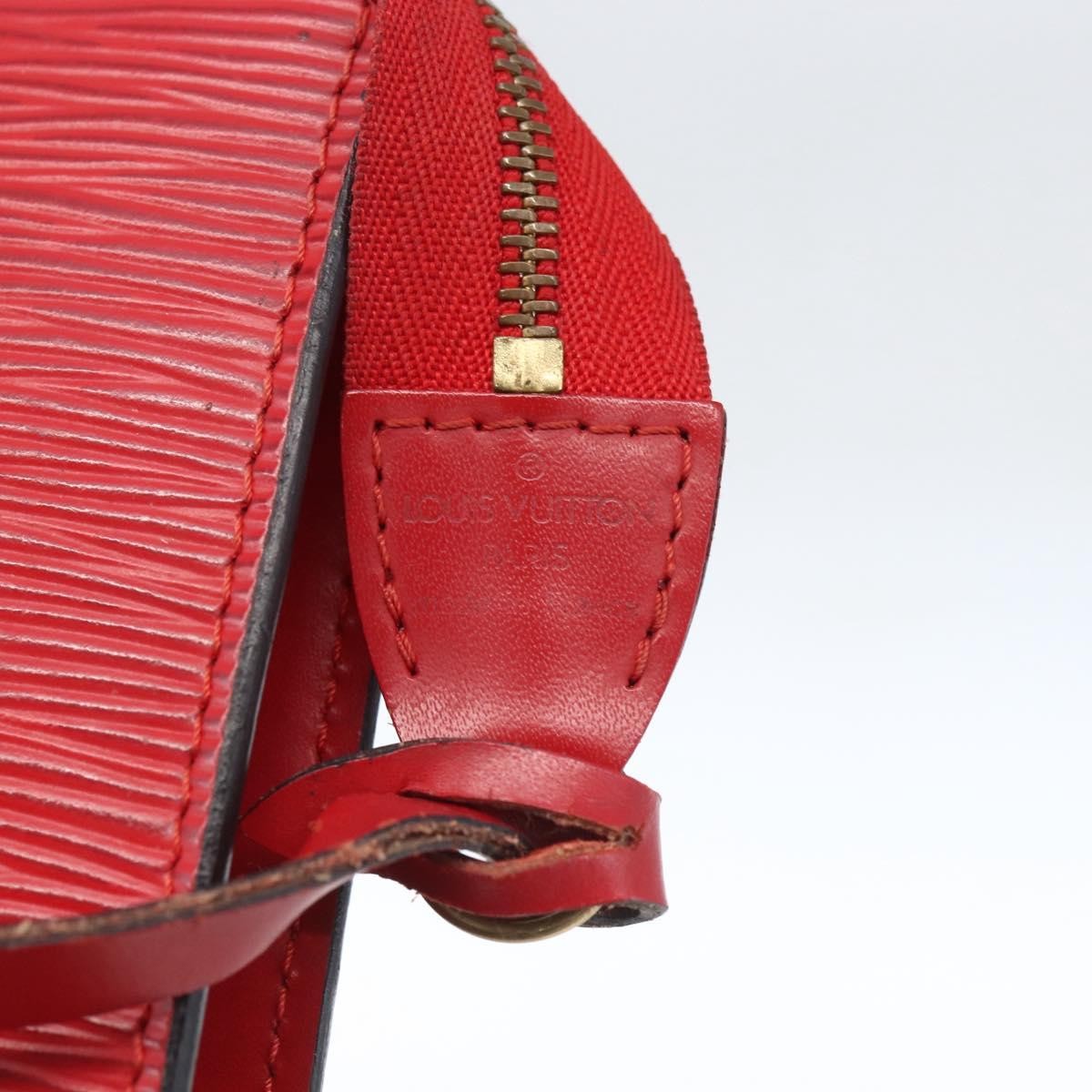 Louis Vuitton Pochette Accessoires Epi Leather Red Leather Clutche & Pouche Bag