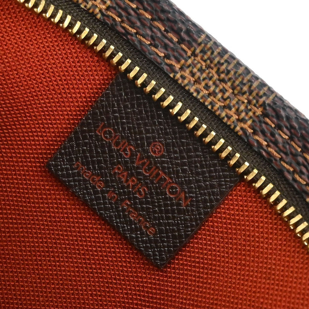 Louis Vuitton Trousse Make Up Bag Damier Canvas Brown Canvas Clutche & Pouche Bag