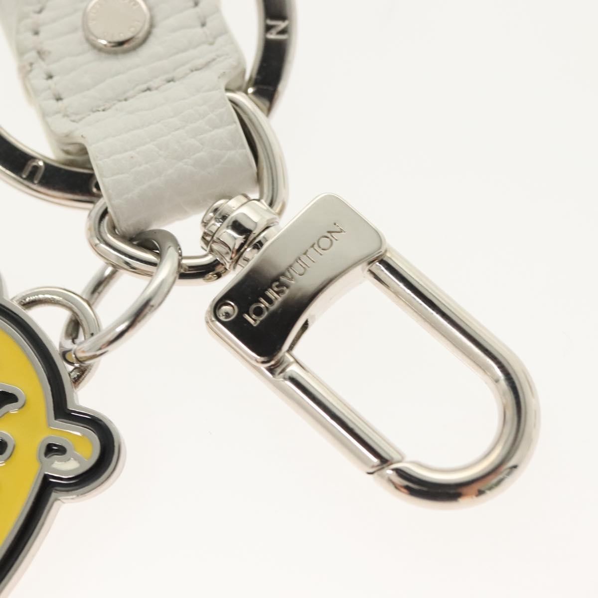 Louis Vuitton Animal Family Bag Charm And Key Holder Metal With Leather White Metal Charms And Keychains Accessory
