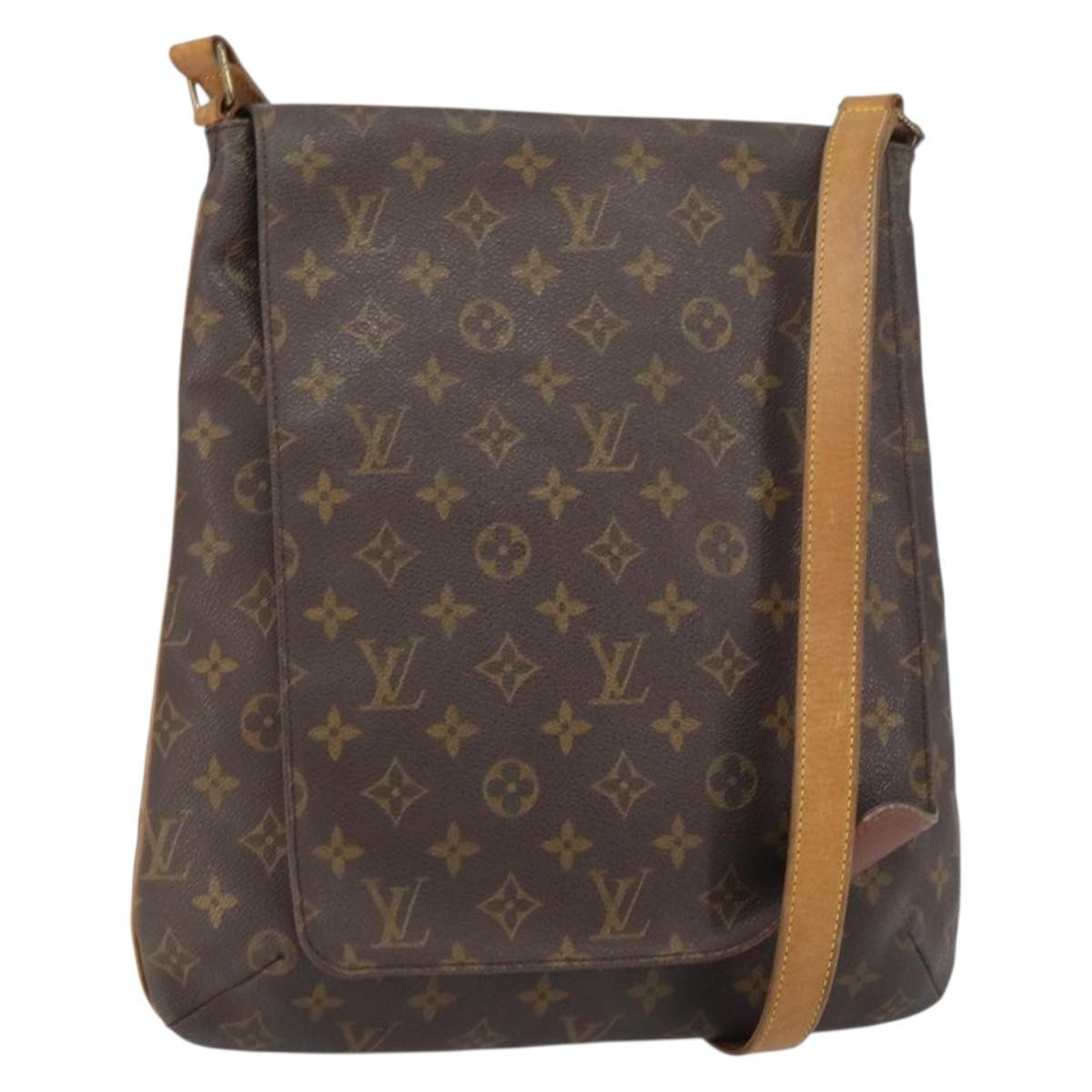 Louis Vuitton Musette Salsa Handbag Monogram Canvas Brown Canvas Shoulder Bag