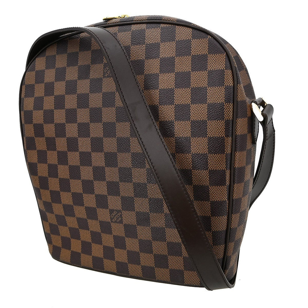 Louis Vuitton Ipanema Handbag Damier Brown Canvas Shoulder Bag
