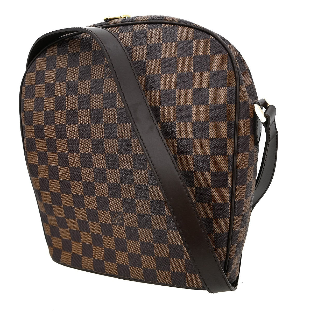 Louis Vuitton Ipanema Handbag Damier Brown Canvas Shoulder Bag