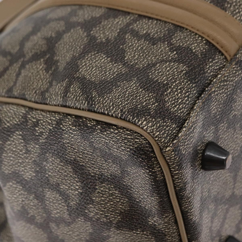 Saint Laurent Vintage Handbag Pvc Leather Gray Pvc Handbag (Pre-Owned)