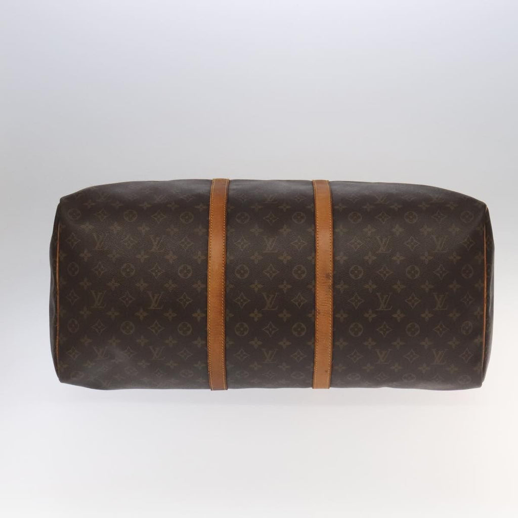 Louis Vuitton Keepall Bag Monogram Canvas Brown Canvas Travel Bag