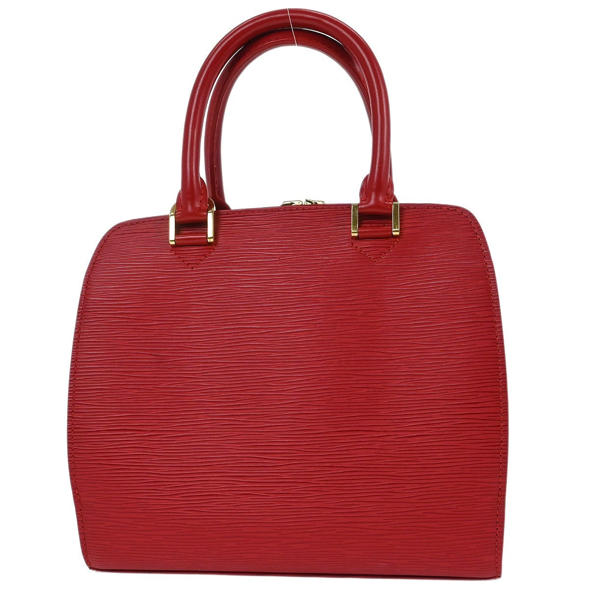 Louis Vuitton Pont Neuf Handbag Epi Leather Red Leather Handbag