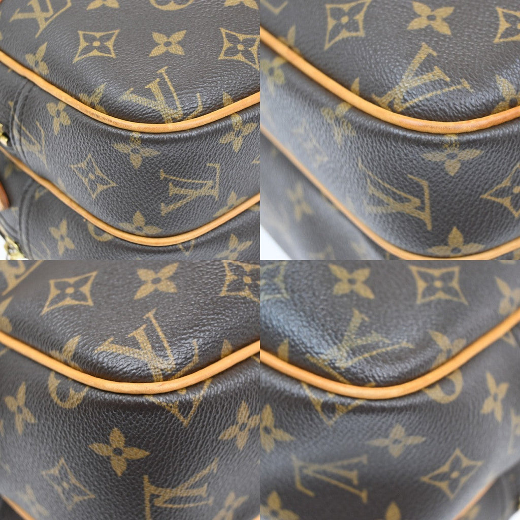 Louis Vuitton Reporter Bag Monogram Canvas Brown Canvas Shoulder Bag