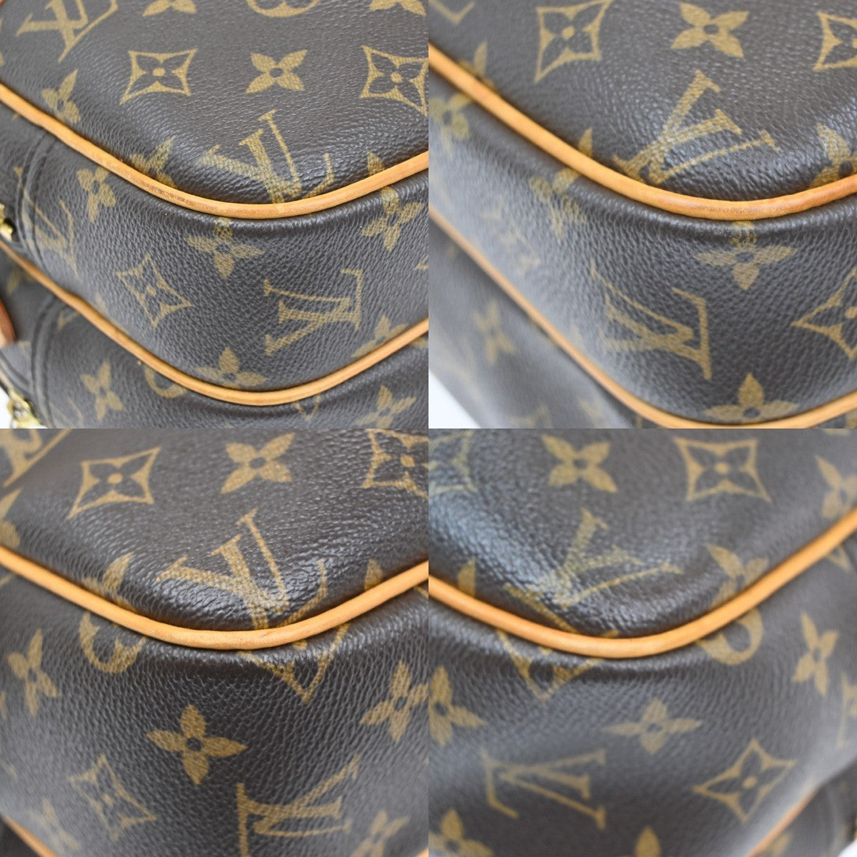 Louis Vuitton Reporter Bag Monogram Canvas Brown Canvas Shoulder Bag