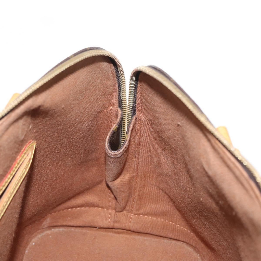 Louis Vuitton Alma Handbag Monogram Canvas Brown Canvas Handbag