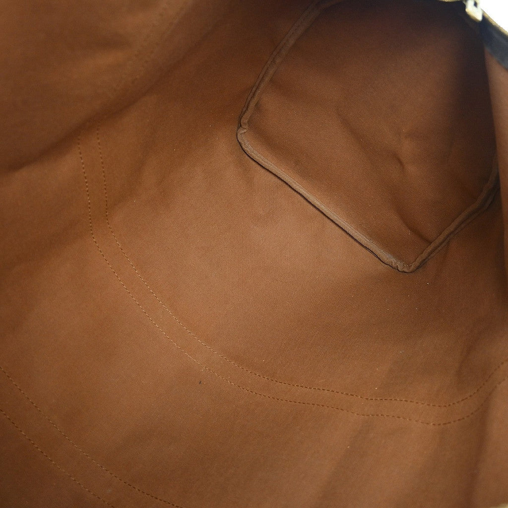 Louis Vuitton Keepall Bag Monogram Canvas Brown Canvas Travel Bag