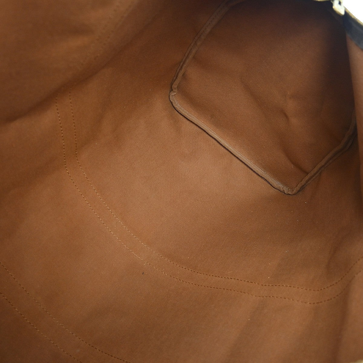 Louis Vuitton Keepall Bag Monogram Canvas Brown Canvas Travel Bag