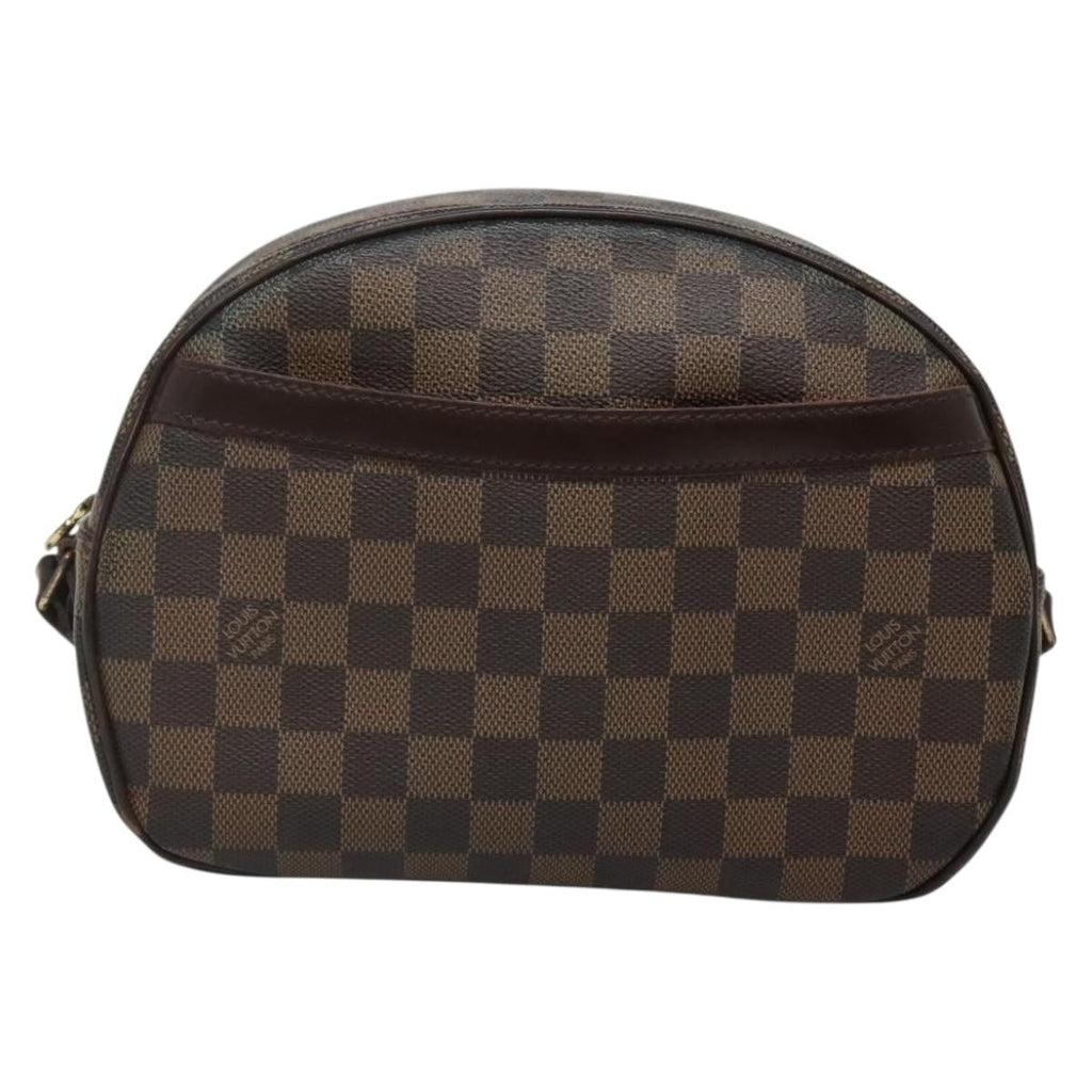 Louis Vuitton Blois Handbag Monogram Canvas Brown Canvas Shoulder Bag