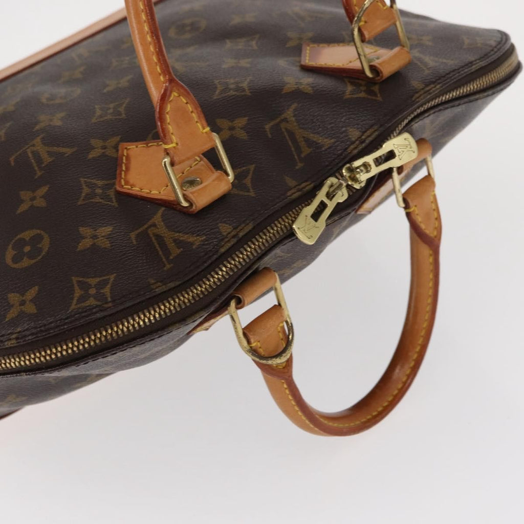 Louis Vuitton Alma Handbag Monogram Canvas Brown Canvas Handbag