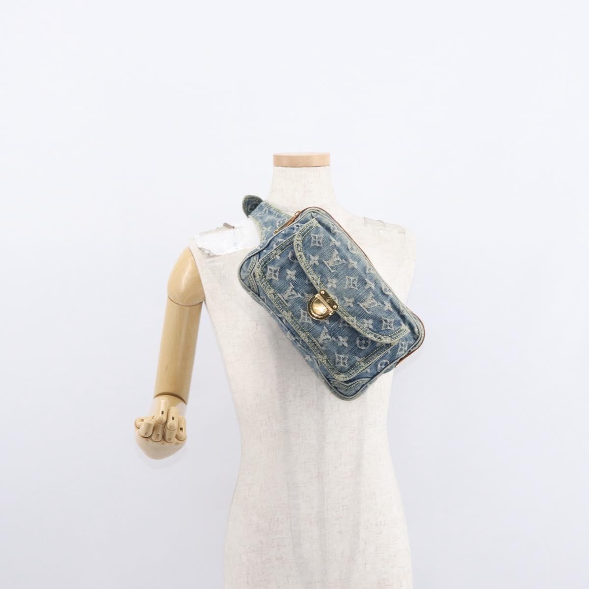 Louis Vuitton Bum Bag Denim Blue Denim_Jeans Shoulder Bag