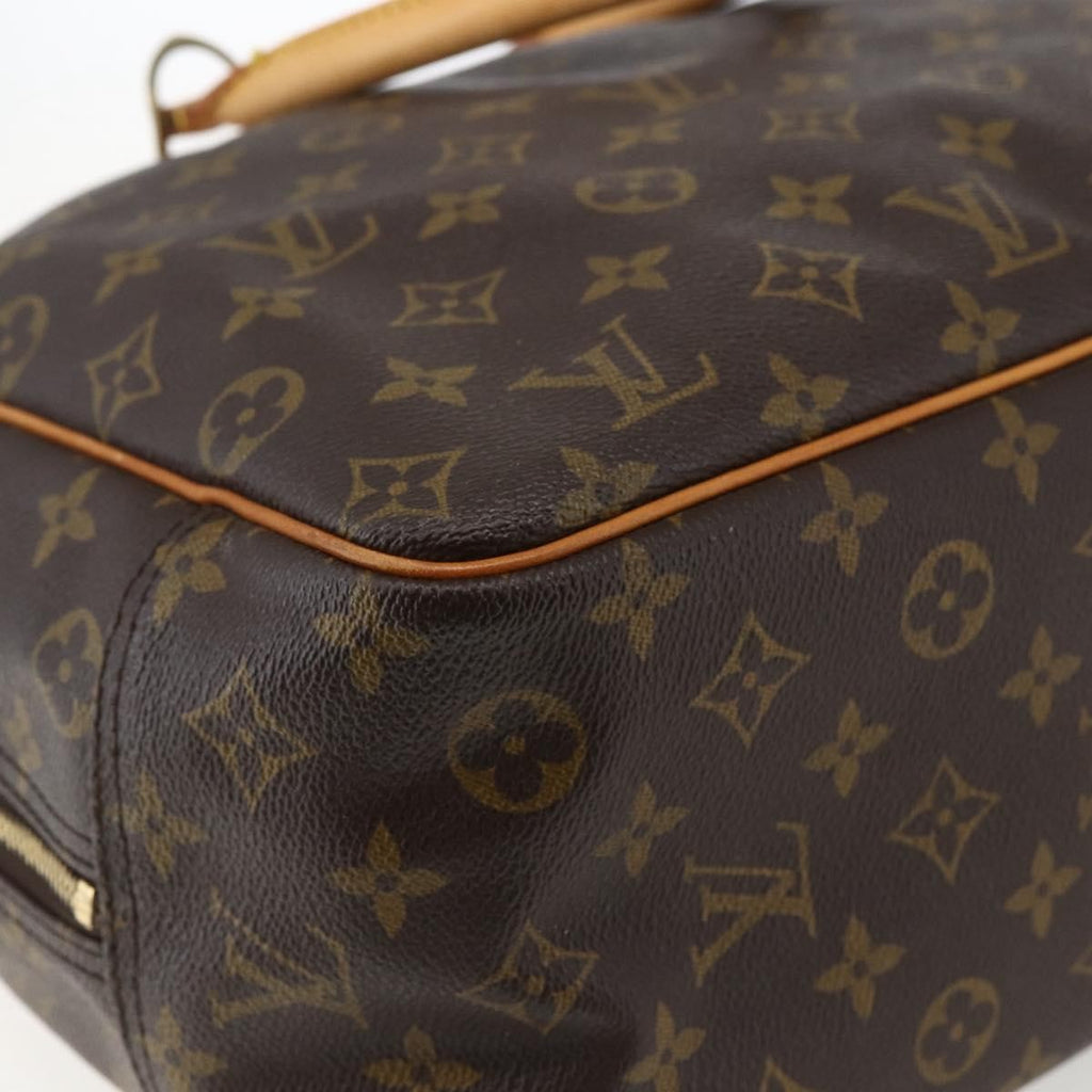 Louis Vuitton Deauville Handbag Monogram Canvas Brown Canvas Handbag
