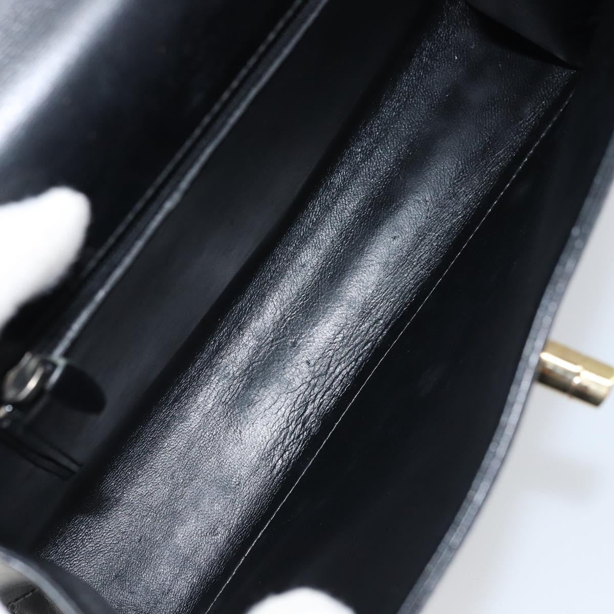 Louis Vuitton Opera Line Spartan Bag Leather Black Leather Handbag