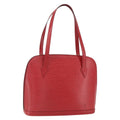 Louis Vuitton Lussac Handbag Epi Leather Red Leather Shoulder Bag