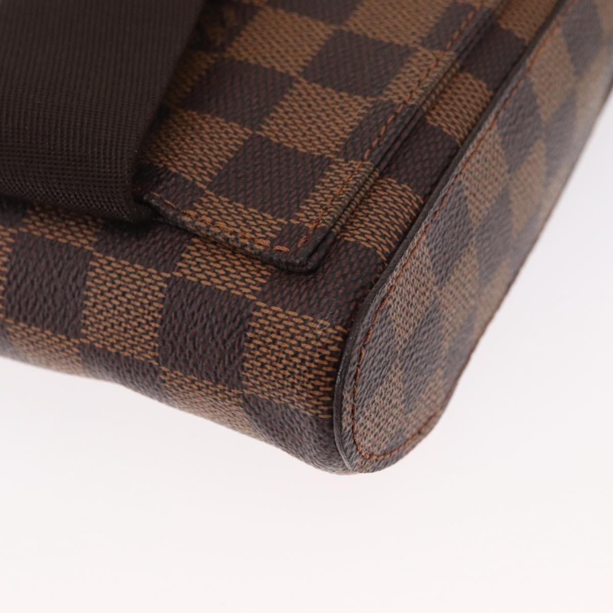 Louis Vuitton Geronimos Waist Bag Damier Brown Canvas Shoulder Bag