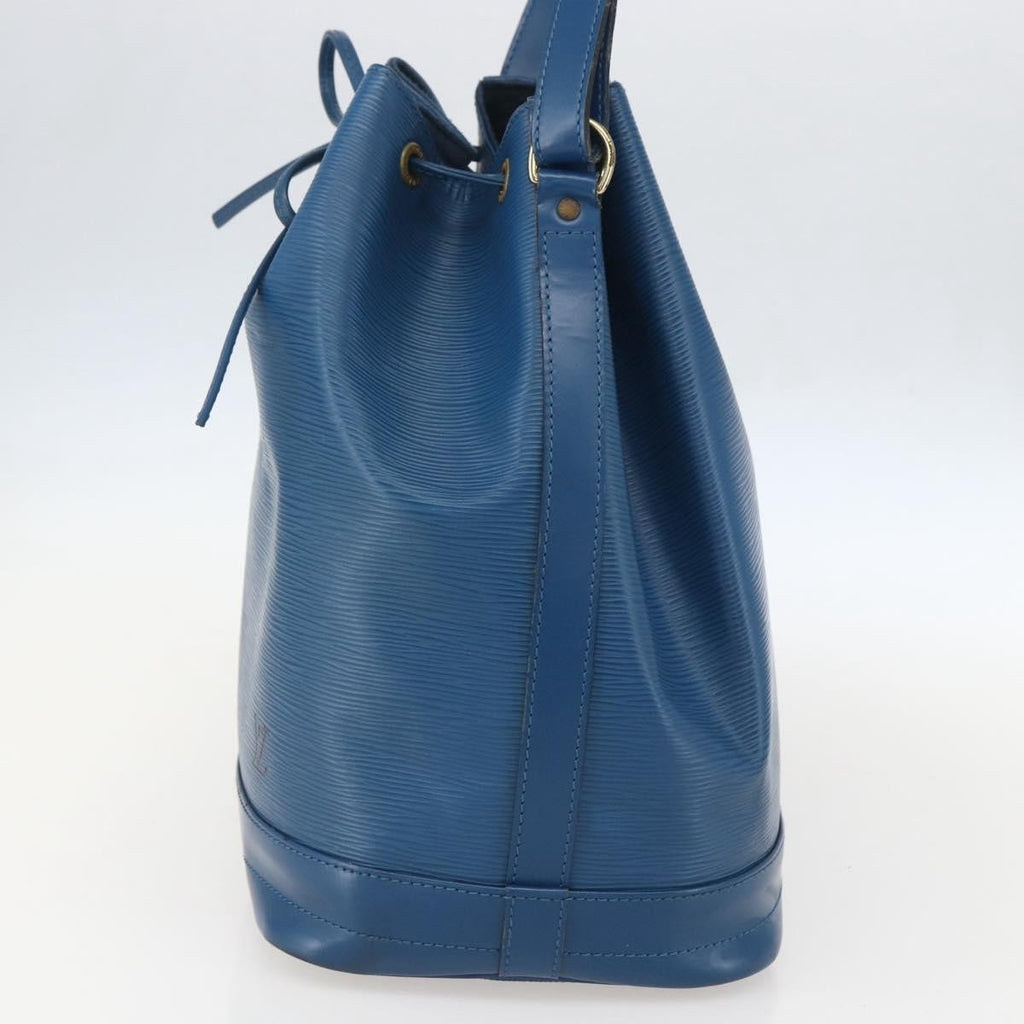Louis Vuitton Noe Handbag Epi Leather Blue Leather Shoulder Bag