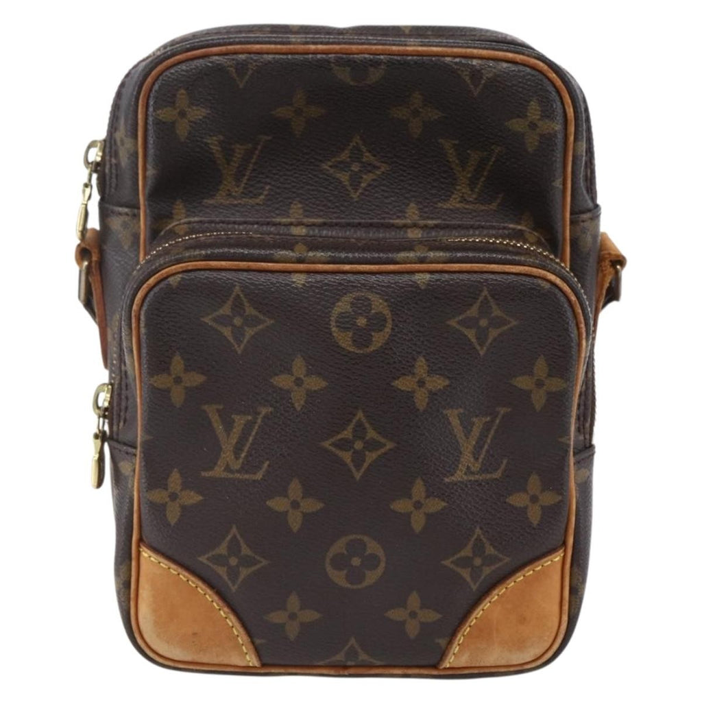 Louis Vuitton Amazone Bag Monogram Canvas Brown Canvas Shoulder Bag