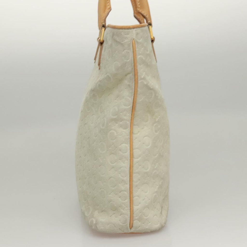 Celine Vintage Macadam Tote Bag C Macadam Suede White Suede Tote Bag Bag