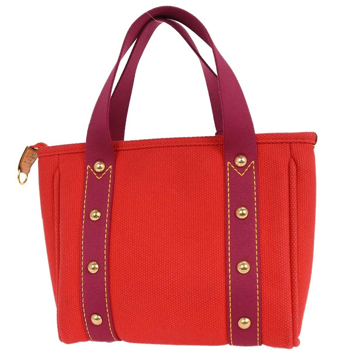 Louis Vuitton Antigua Tote Canvas Red Canvas Tote Bag
