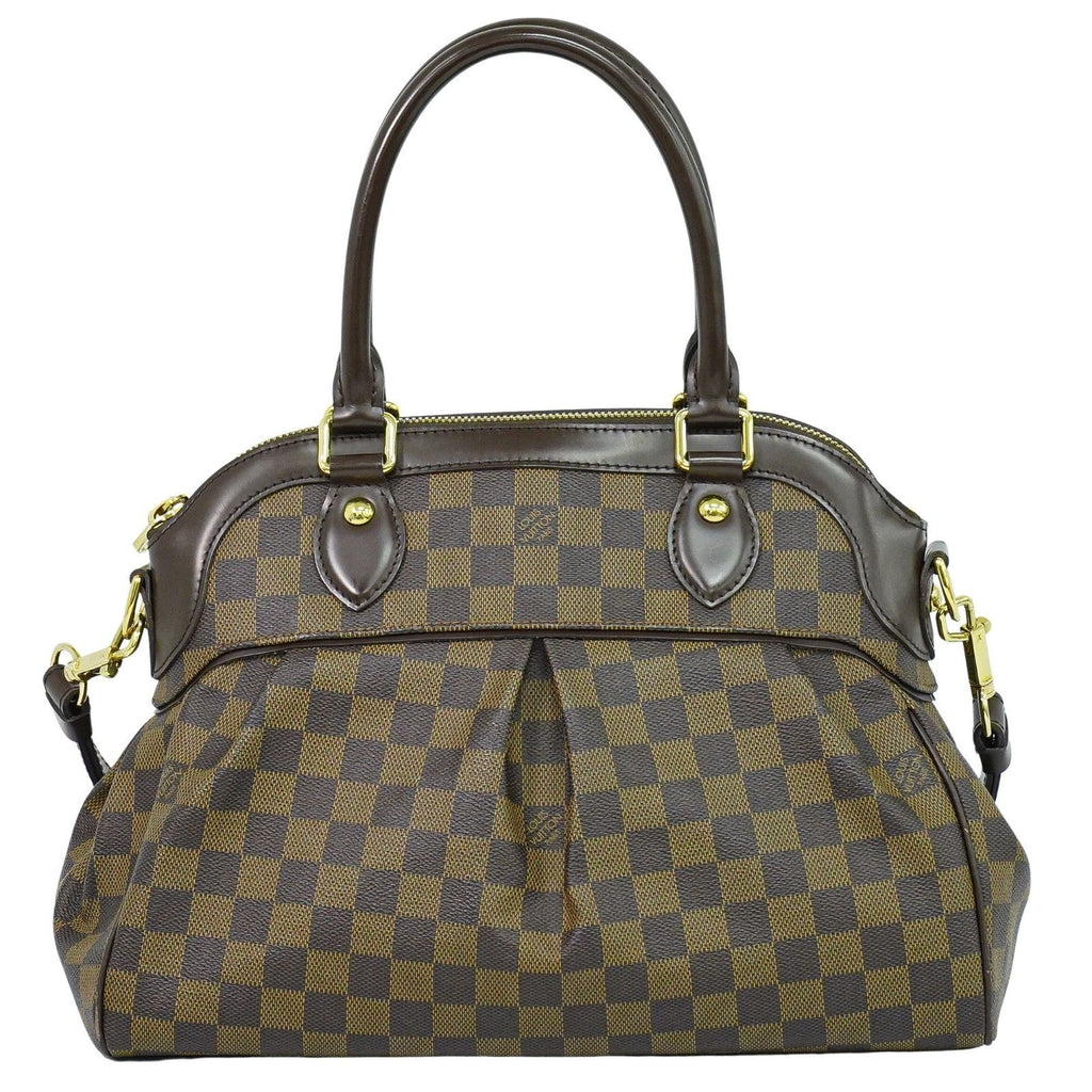 Louis Vuitton Trevi Handbag Damier Brown Canvas Handbag