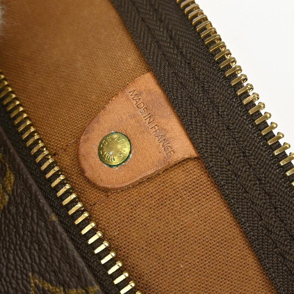 Louis Vuitton Keepall Bandouliere Bag Monogram Canvas Brown Canvas Travel Bag
