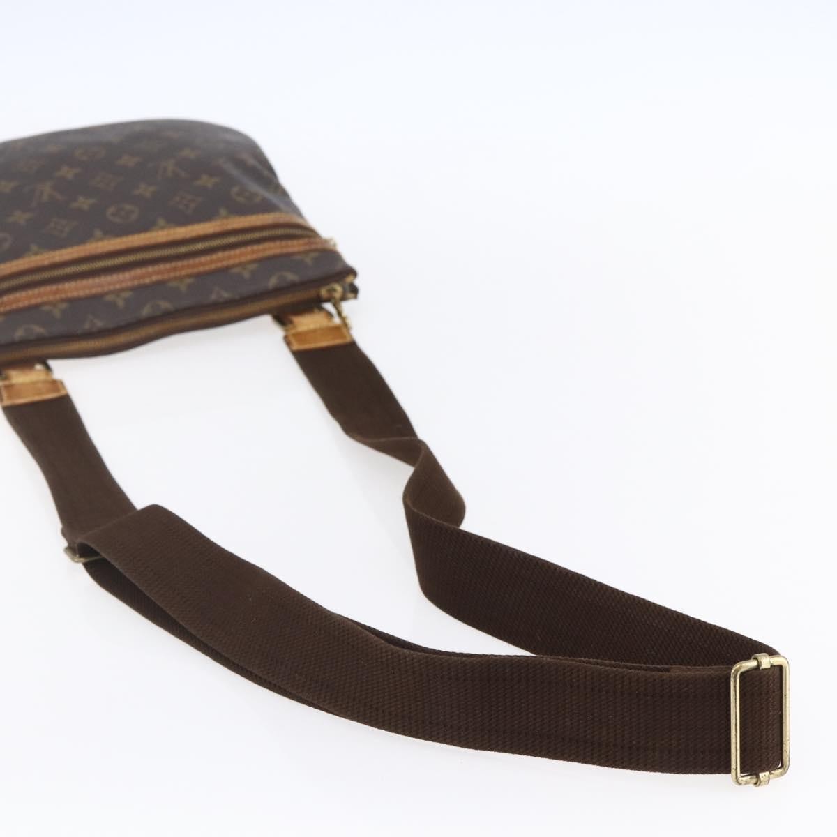 Louis Vuitton Bosphore Pochette Monogram Canvas Brown Canvas Shoulder Bag