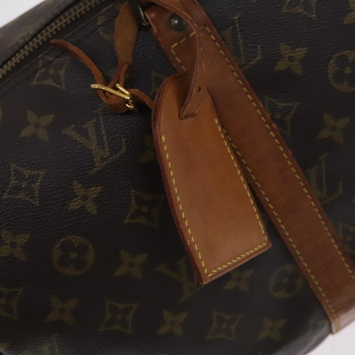 Louis Vuitton Keepall Bag Monogram Canvas Brown Canvas Travel Bag