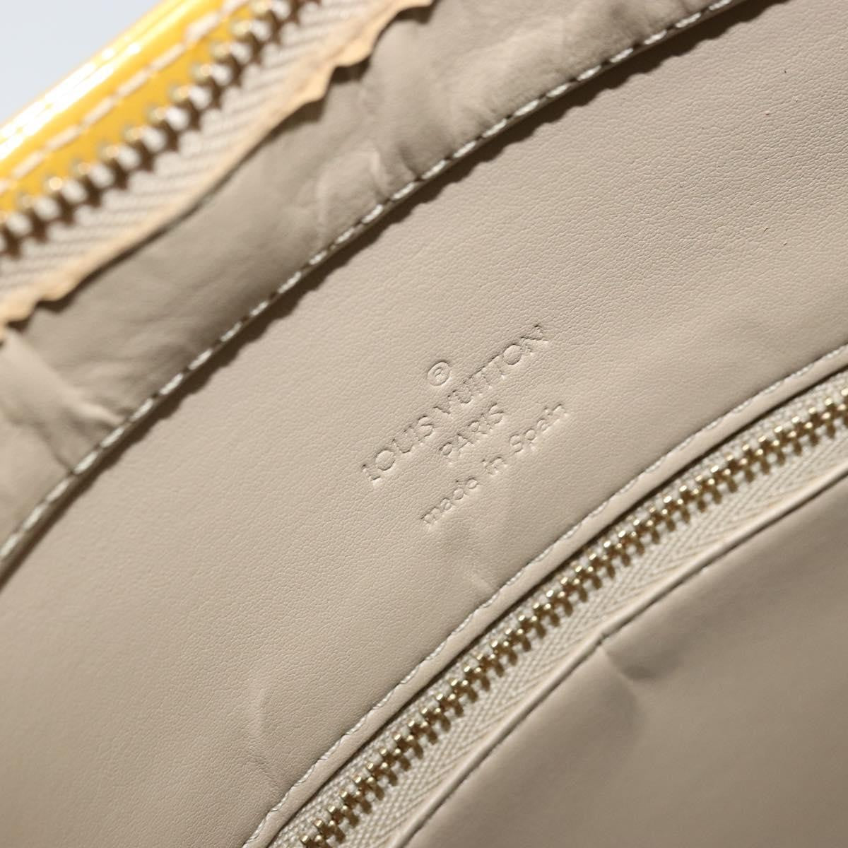 Louis Vuitton Houston Handbag Monogram Vernis Beige Patent_Leather Tote Bag