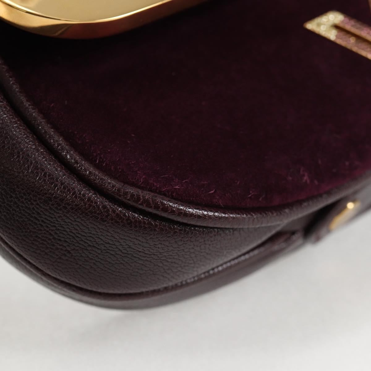 Louis Vuitton Avant Garde Pochette Leather With Suede Brown Leather Bag