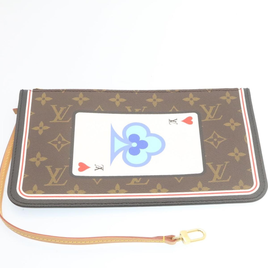 Louis Vuitton Neverfull Nm Tote Limited Edition Game On Monogram Canvas Brown Canvas Tote Bag