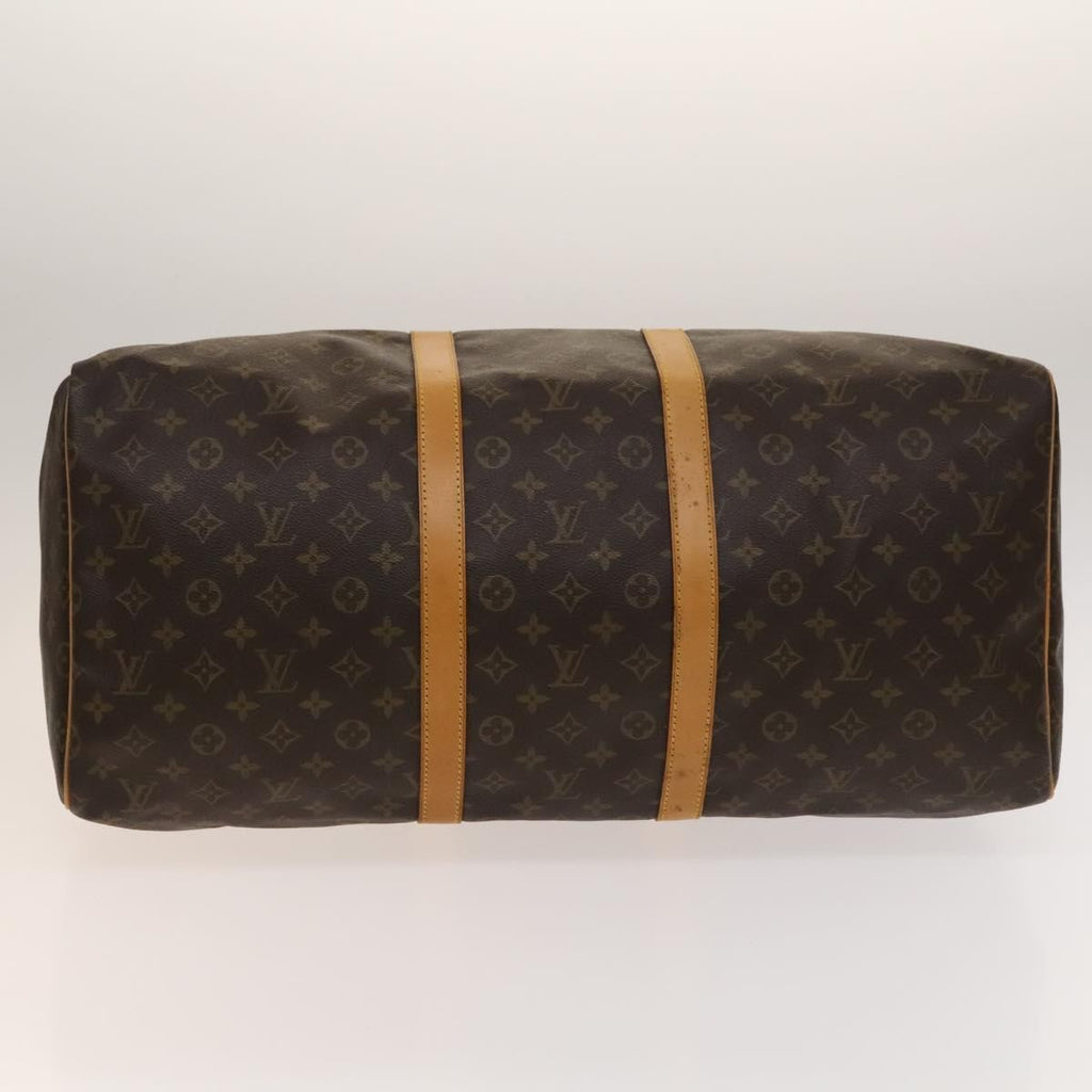 Louis Vuitton Keepall Bag Monogram Canvas Brown Canvas Travel Bag