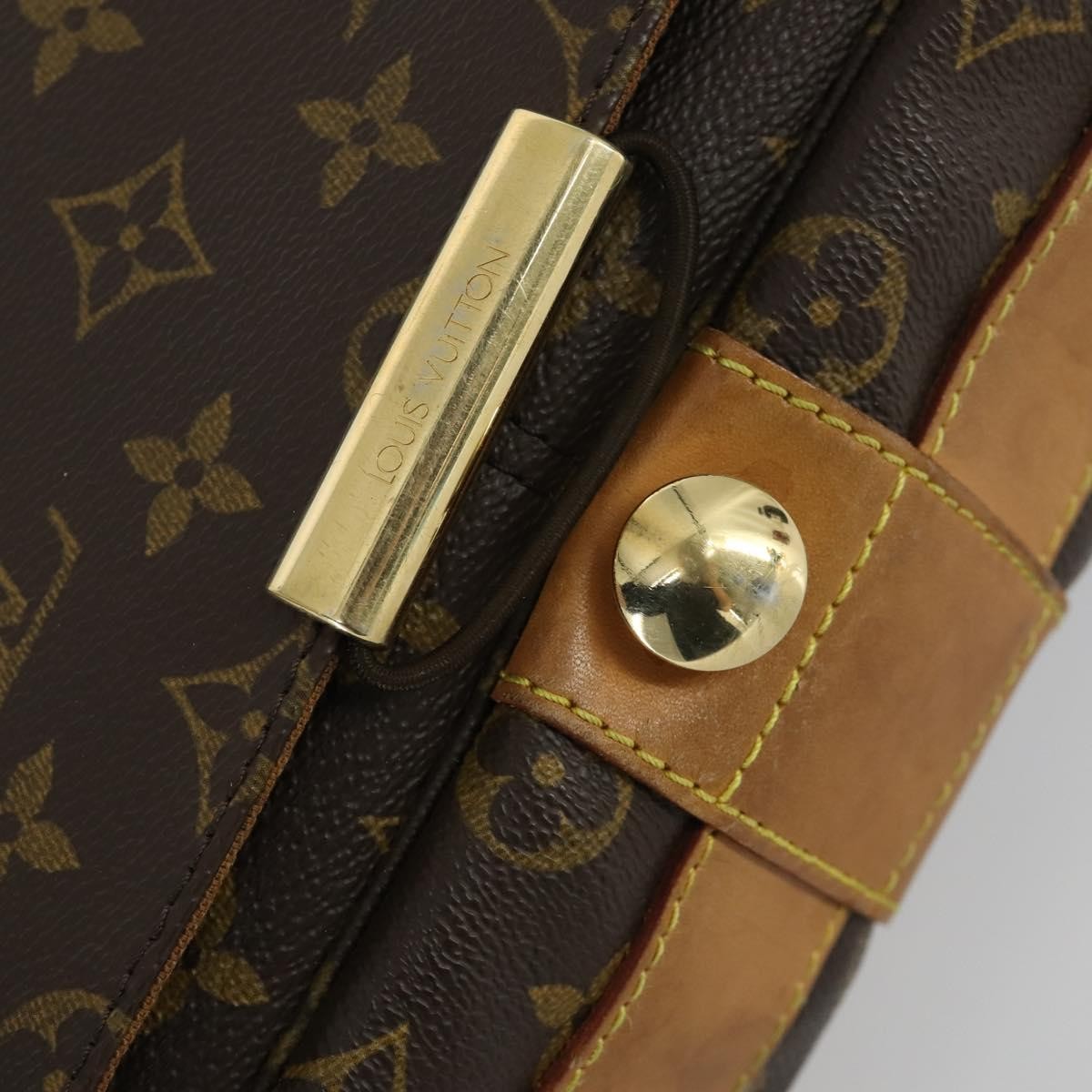 Louis Vuitton Abbesses Messenger Bag Monogram Canvas Brown Canvas Shoulder Bag
