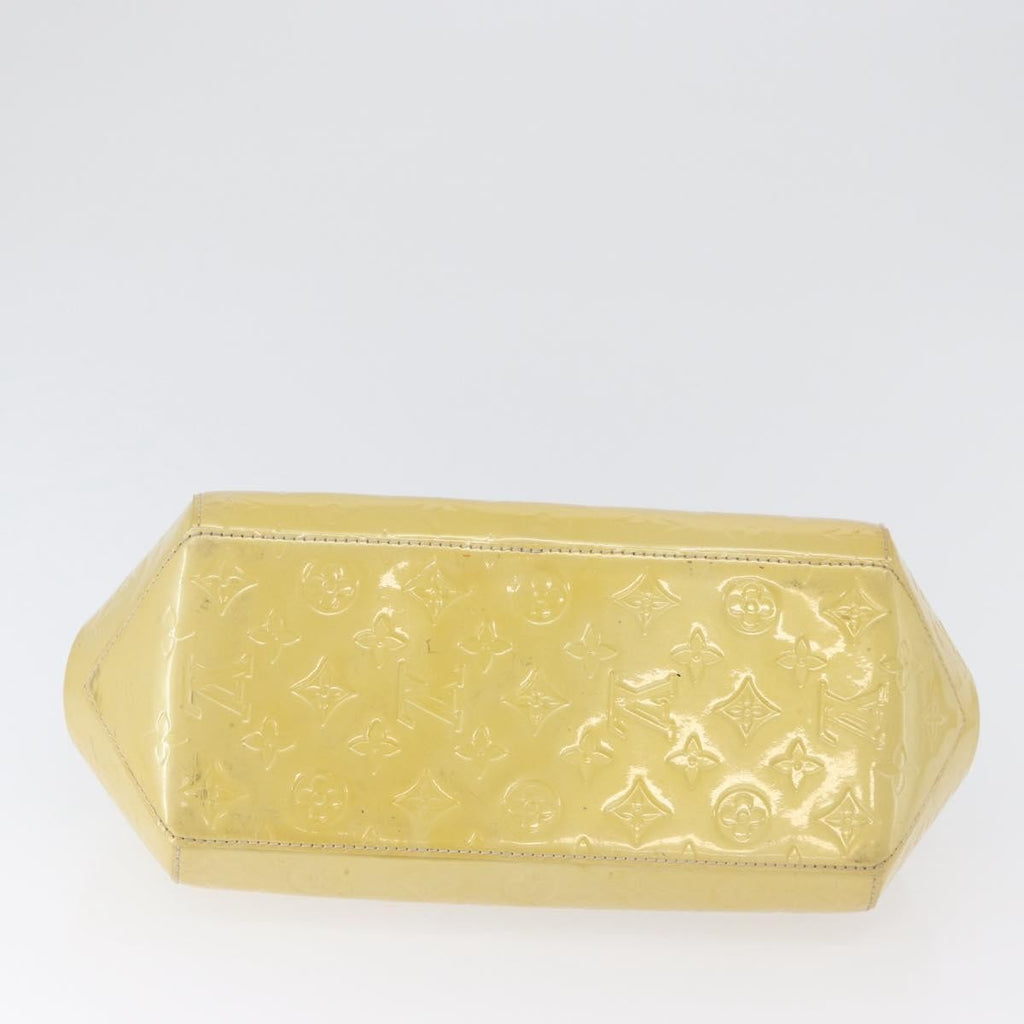 Louis Vuitton Sherwood Handbag Monogram Vernis Yellow Patent_Leather Handbag
