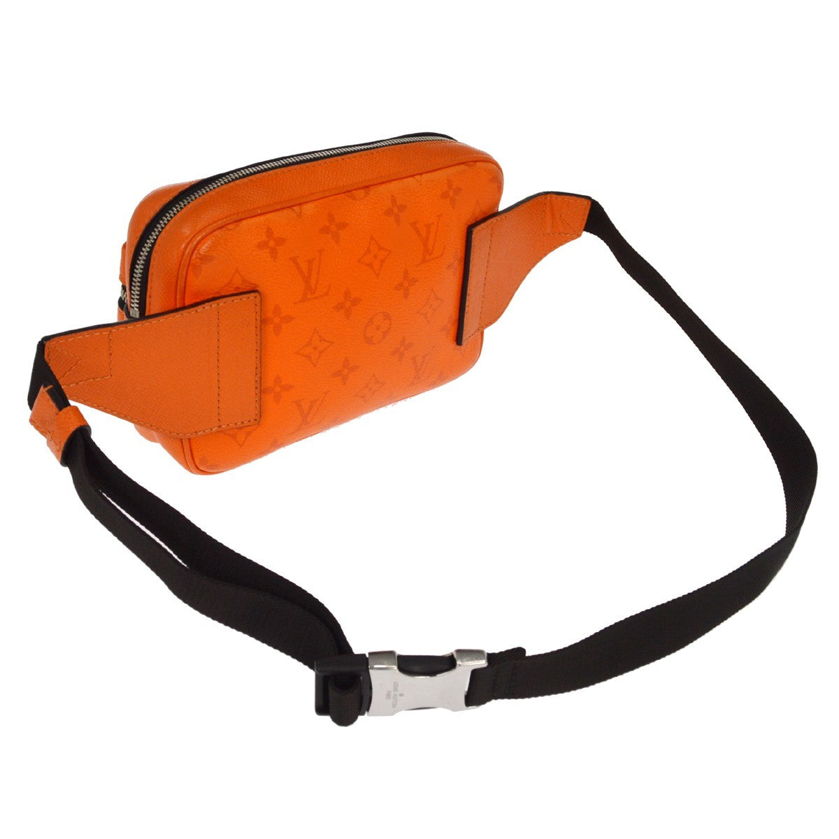 Louis Vuitton Outdoor Bumbag Monogram Taigarama Orange Leather Clutche & Pouche Bag