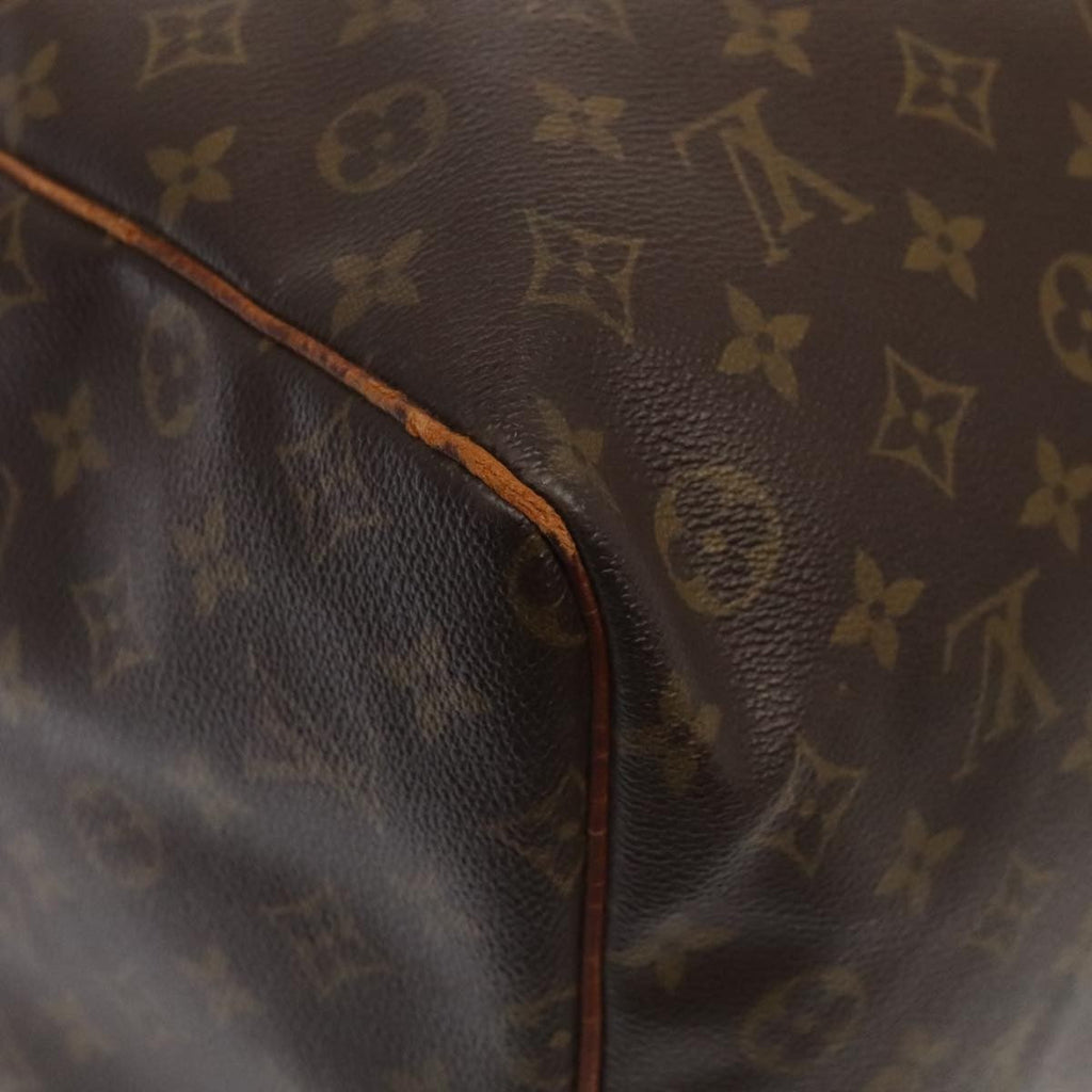 Louis Vuitton Keepall Bag Monogram Canvas Brown Canvas Travel Bag