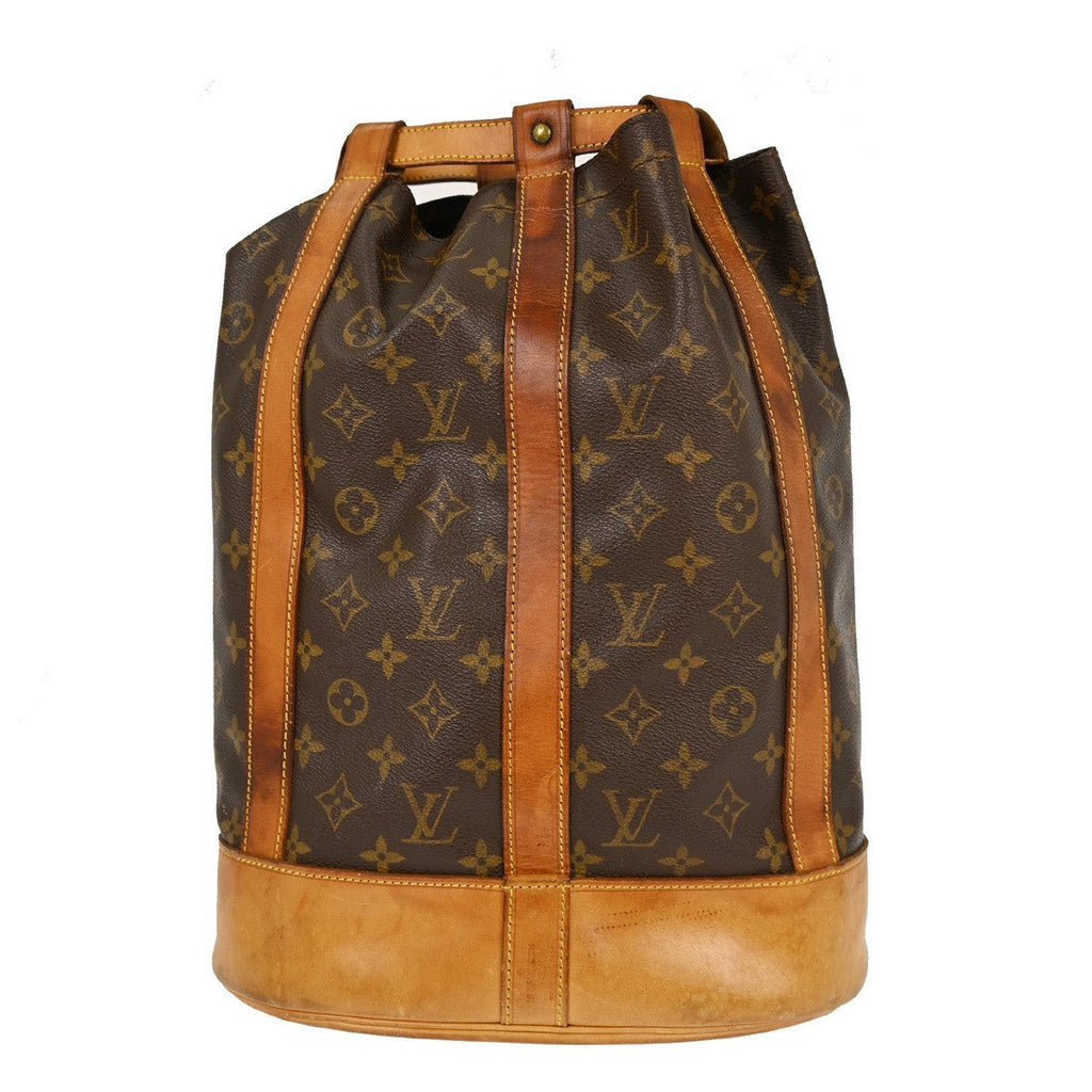 Louis Vuitton Randonnee Backpack Monogram Canvas Brown Canvas Shoulder Bag