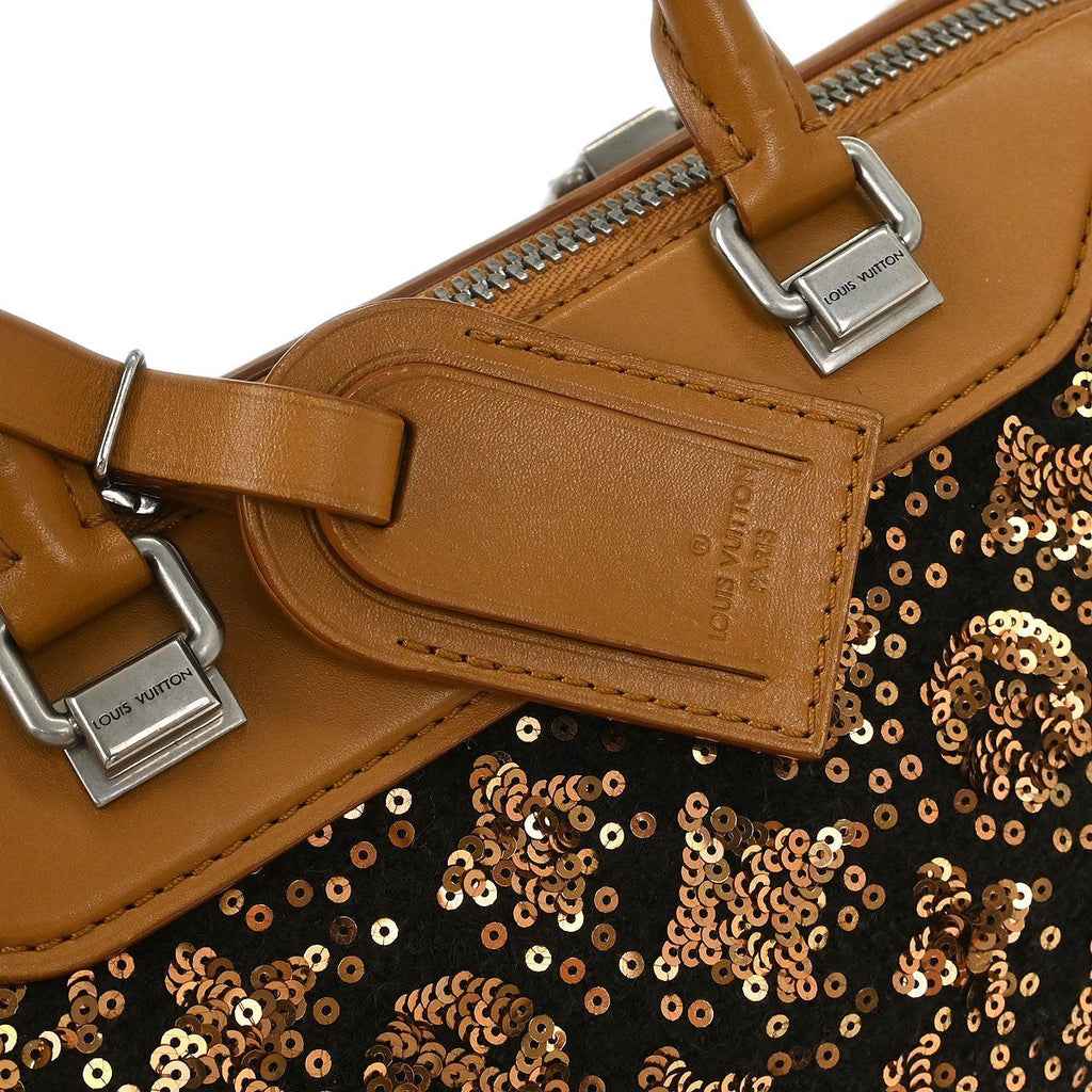 Louis Vuitton Baby Speedy Bag Limited Edition Sunshine Express Brown Leather Handbag