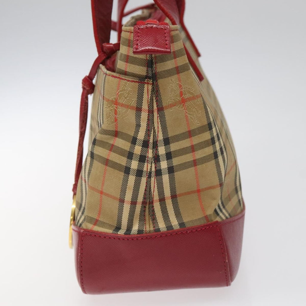 Burberry Nova Check Handbag Nova Check Canvas And Leather Beige Canvas Handbag