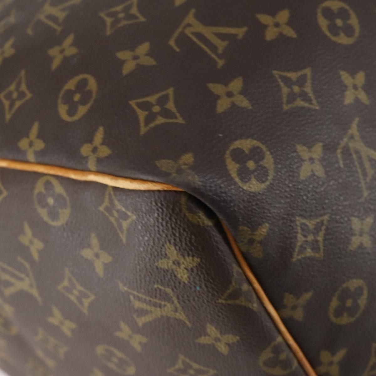 Louis Vuitton Keepall Bag Monogram Canvas Brown Canvas Travel Bag