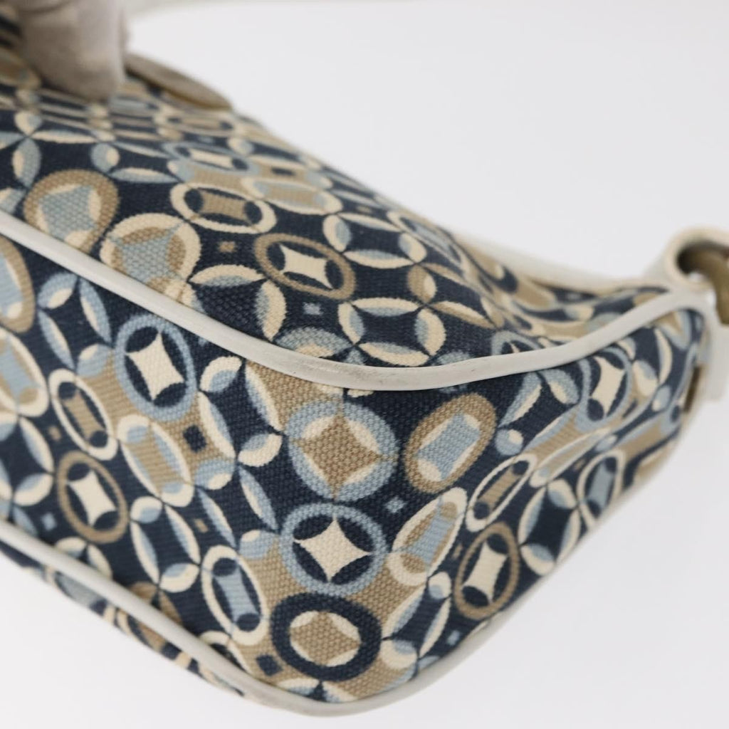 Celine Vintage Pochette Shoulder Bag Canvas Navy Canvas Clutche & Pouche Bag