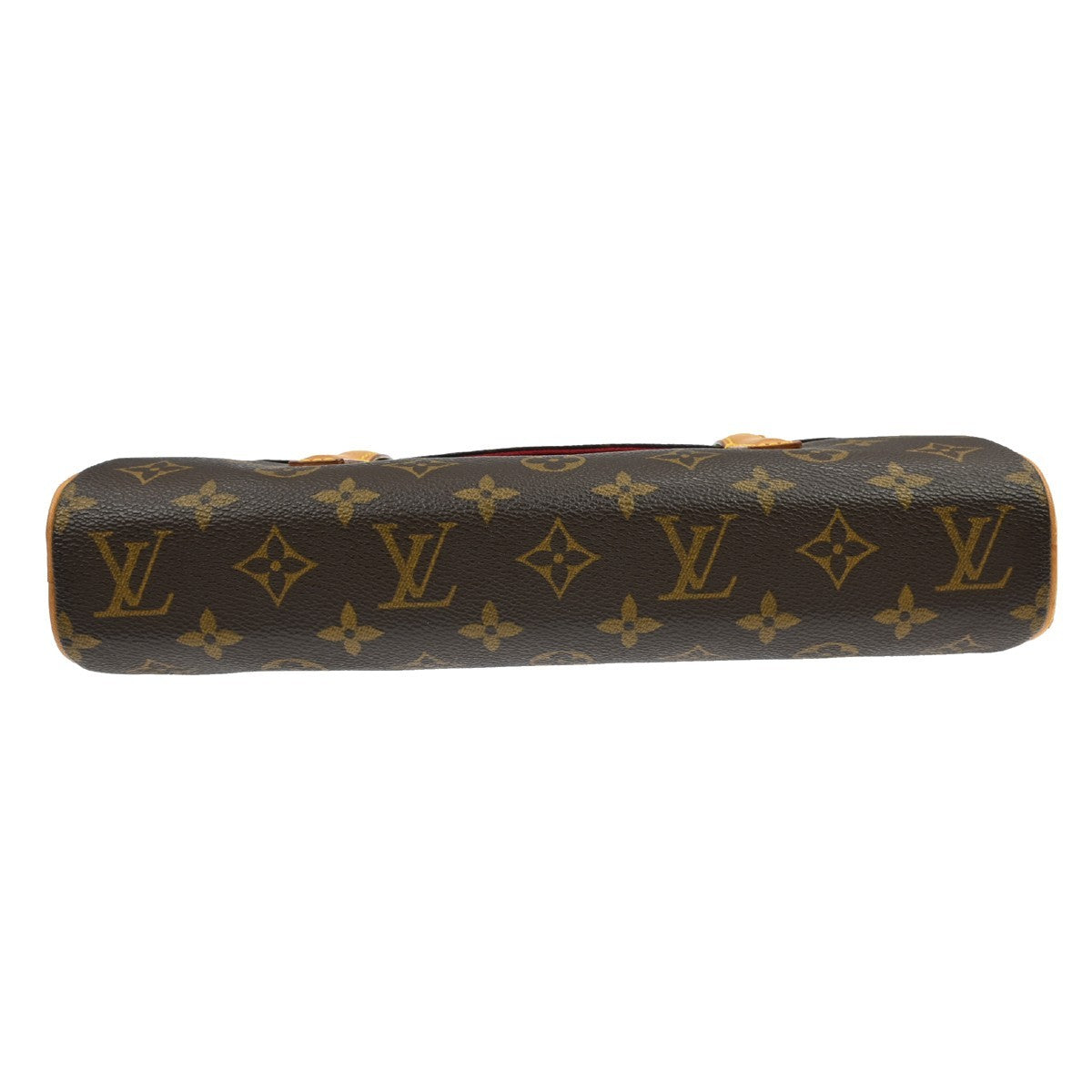Louis Vuitton Sonatine Handbag Monogram Canvas Brown Canvas Handbag