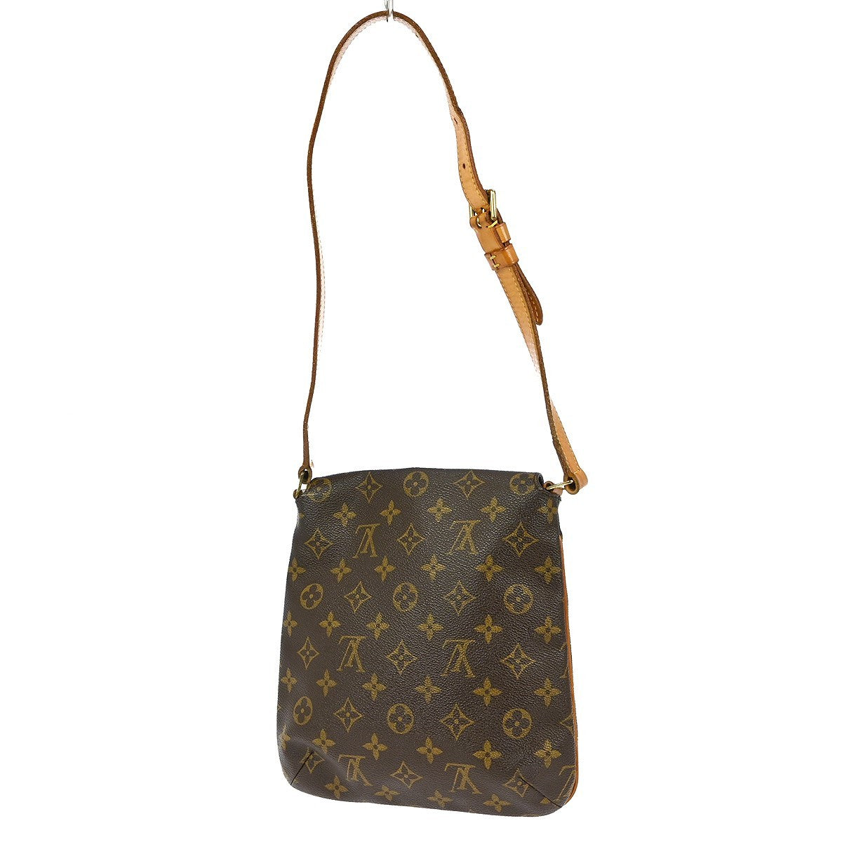 Louis Vuitton Musette Salsa Handbag Monogram Canvas Brown Canvas Shoulder Bag