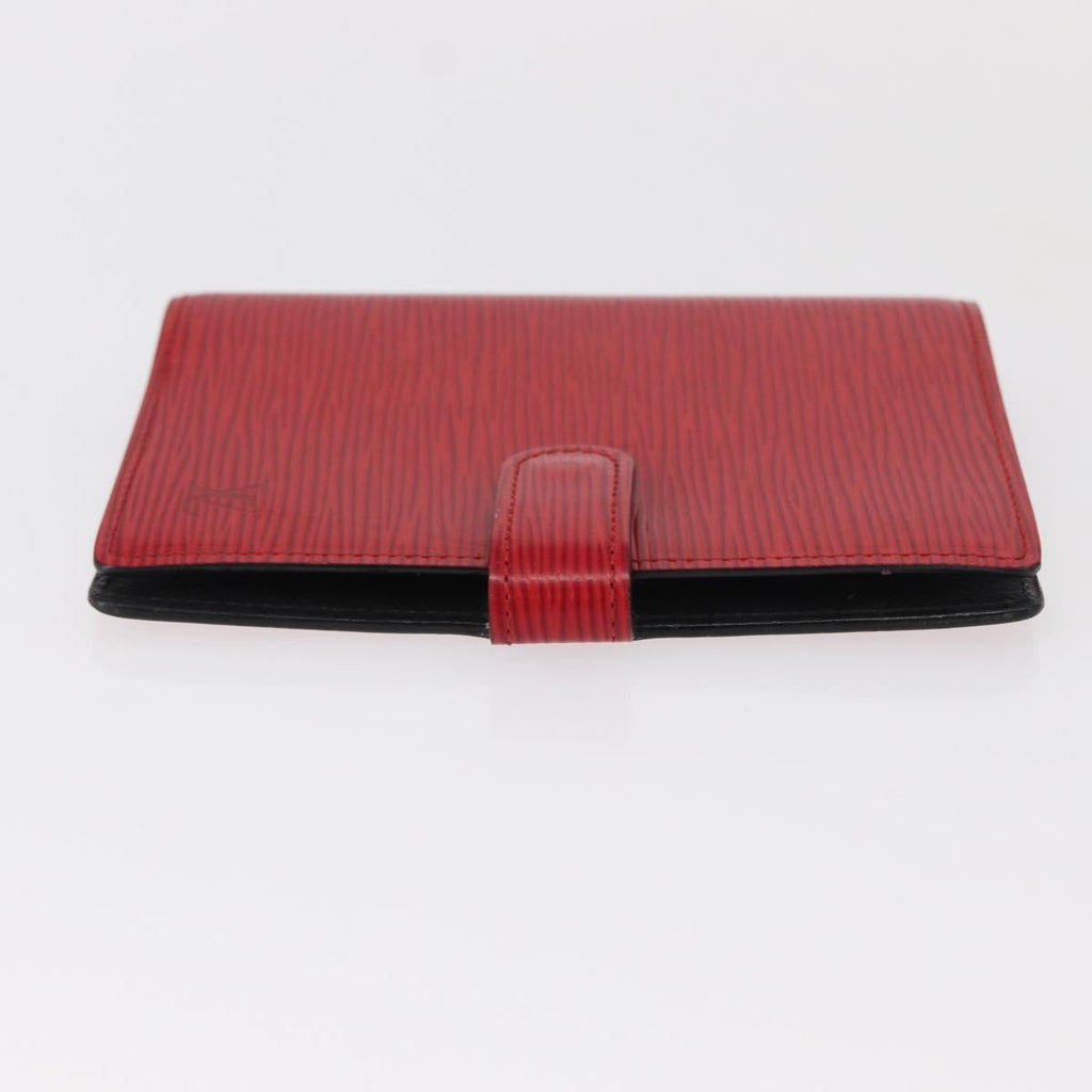 Louis Vuitton Agenda Cover Epi Leather Red Leather Wallets Accessory