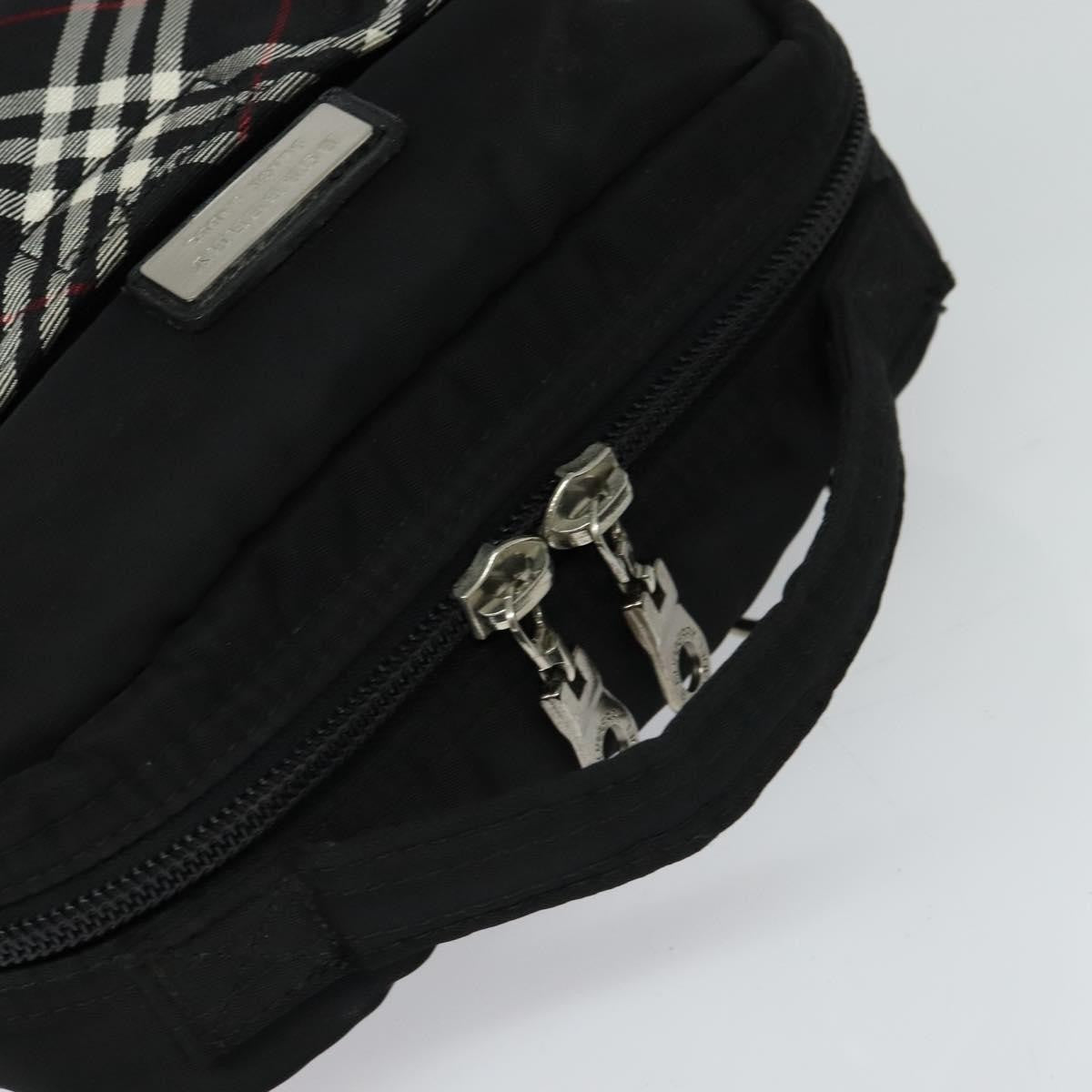 Burberry Nova Check Black Label Nylon Black Nylon Shoulder Bag
